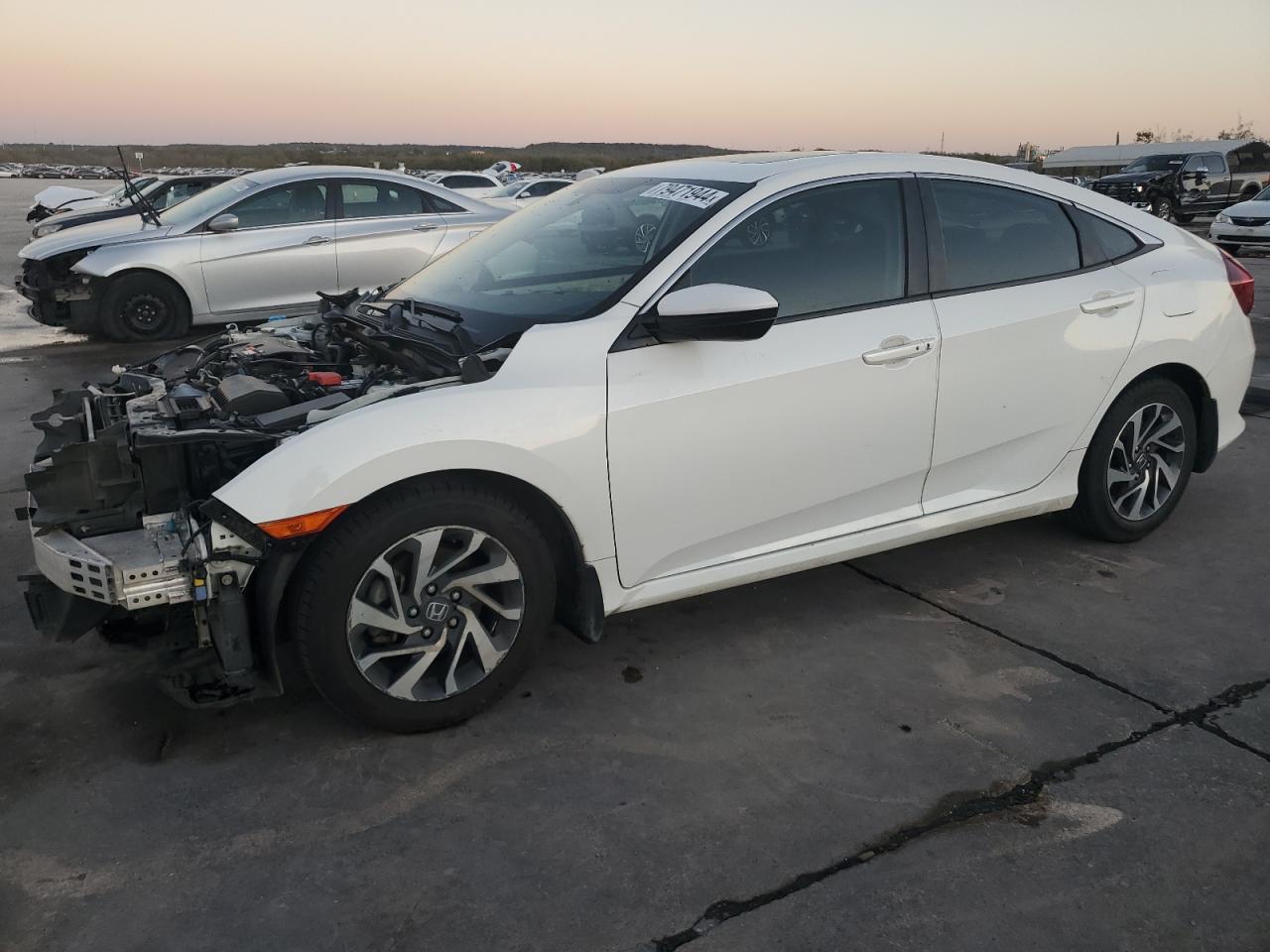 Lot #2962468756 2018 HONDA CIVIC EX