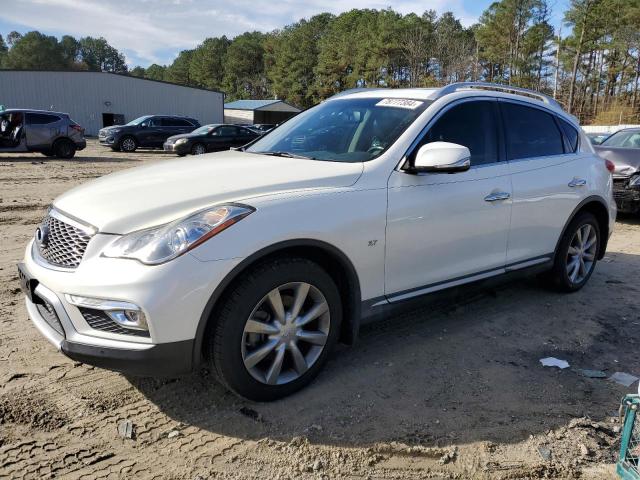 INFINITI QX50 2016 white station gas JN1BJ0RR8GM265178 photo #1