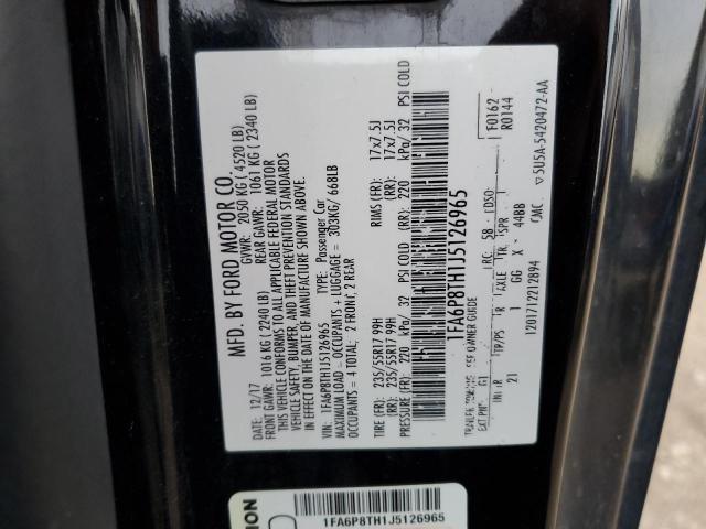 2018 FORD MUSTANG - 1FA6P8TH1J5126965