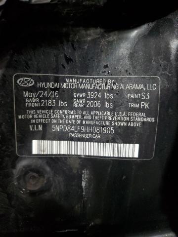 2017 HYUNDAI ELANTRA SE - 5NPD84LF9HH081905