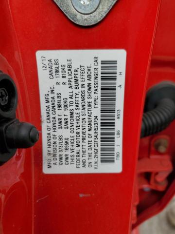 2018 HONDA CIVIC LX - 2HGFC2F54JH523794