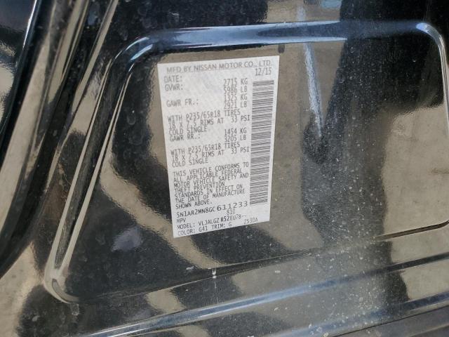 2016 NISSAN PATHFINDER - 5N1AR2MN8GC611233