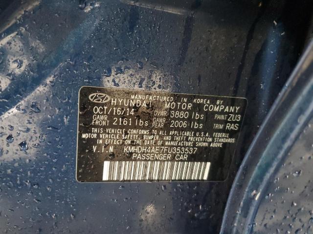 2015 HYUNDAI ELANTRA SE - KMHDH4AE7FU353537