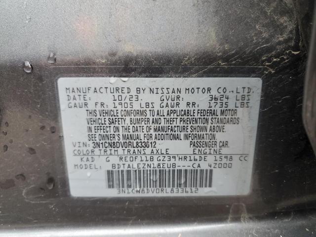 VIN 3N1CN8DV0RL833612 2024 NISSAN VERSA no.12