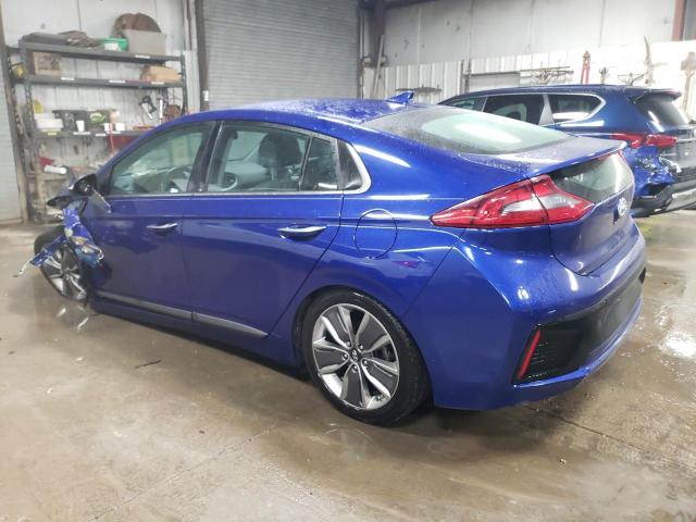 HYUNDAI IONIQ LIMI 2019 blue  hybrid engine KMHC85LC5KU114477 photo #3