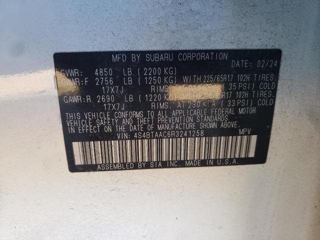 2024 SUBARU OUTBACK - 4S4BTAAC6R3241258