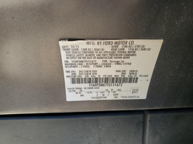 2015 FORD TAURUS POL - 1FAHP2MK7FG151672