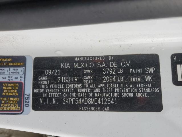 2021 KIA FORTE EX - 3KPF54AD8ME412541