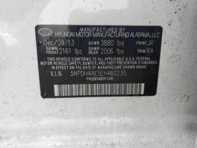 VIN 5NPDH4AE5EH460230 2014 Hyundai Elantra, SE no.13