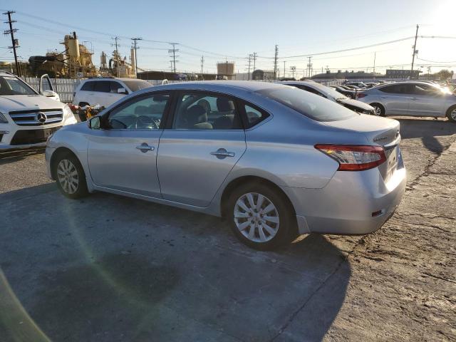 NISSAN SENTRA S 2013 silver sedan 4d gas 1N4AB7AP4DN909067 photo #3