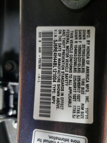 5J6RE4H44BL121004 2011 HONDA CRV