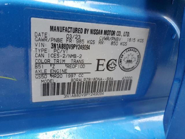 2023 NISSAN SENTRA SR - 3N1AB8DV9PY249094