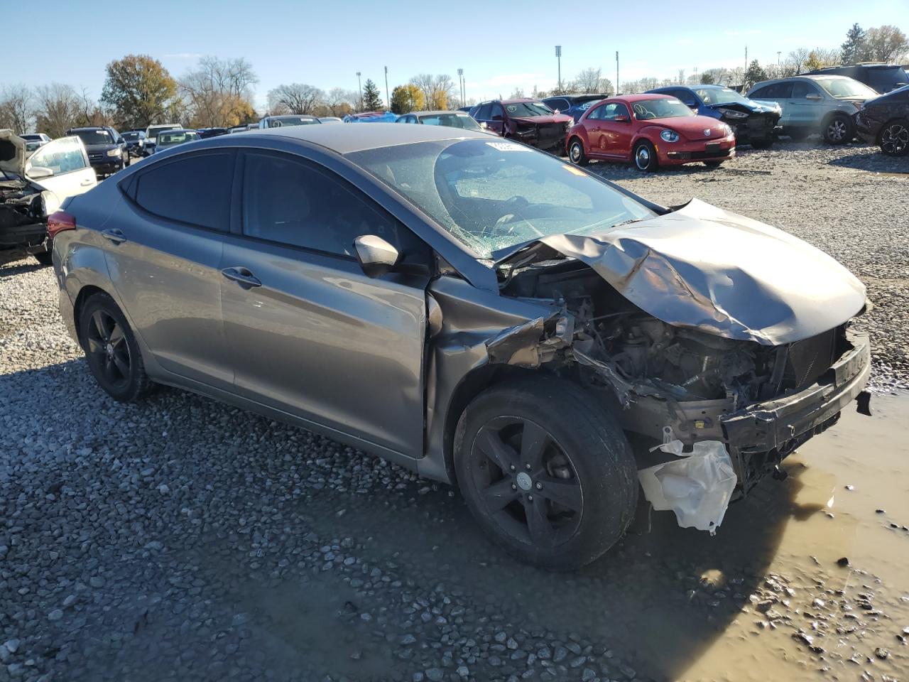 Lot #2991391984 2013 HYUNDAI ELANTRA GL