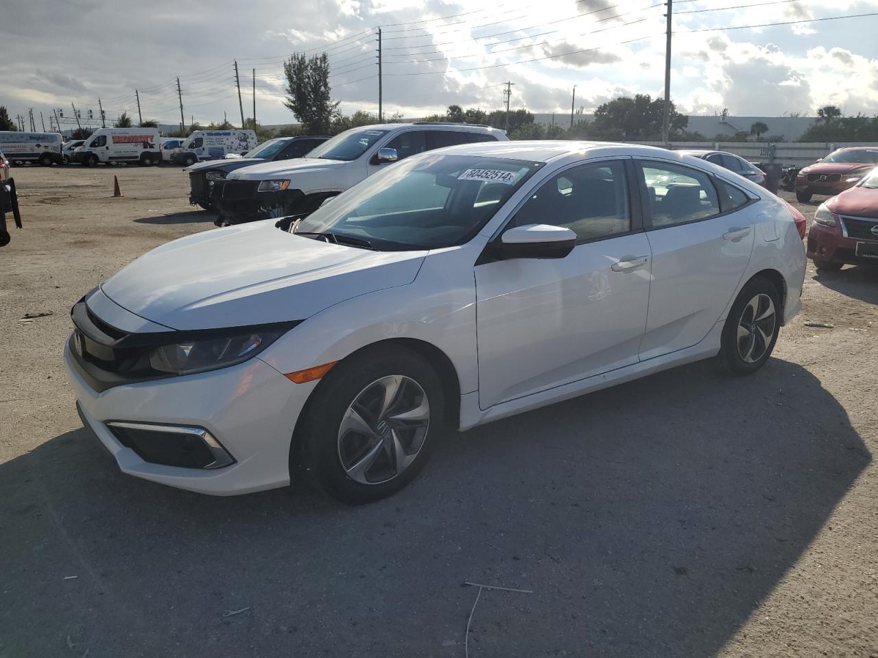 Lot #2979187976 2020 HONDA CIVIC LX