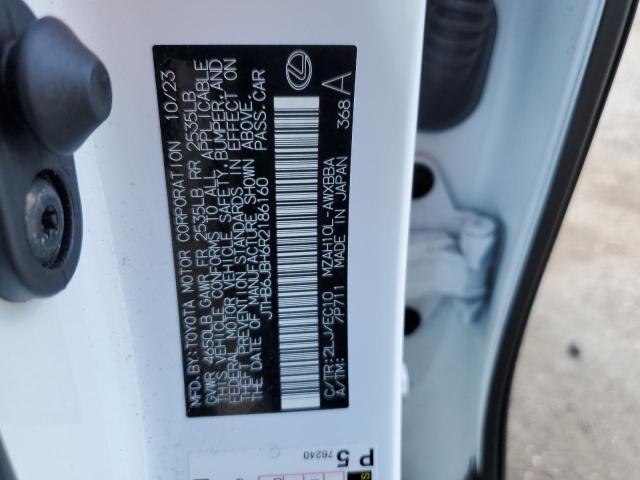 VIN JTHB6JBH6R2186160 2024 LEXUS UX 250H BA no.13