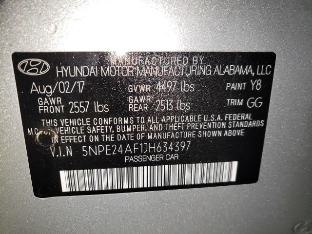 VIN 5NPE24AF1JH634397 2018 HYUNDAI SONATA no.13