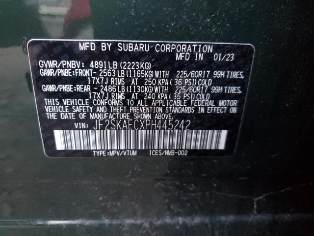 2023 SUBARU FORESTER P - JF2SKAECXPH445242