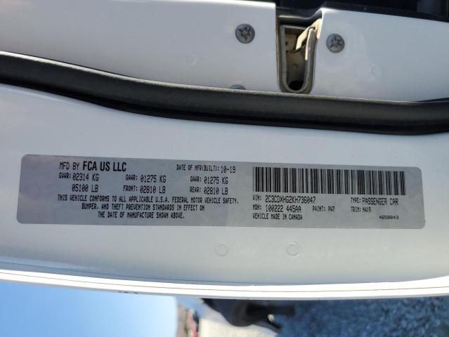 VIN 2C3CDXHG2KH736047 2019 DODGE CHARGER no.12