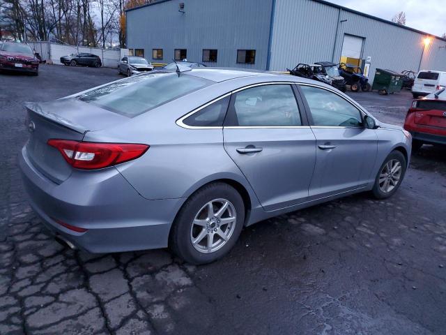 HYUNDAI SONATA SE 2017 silver  gas 5NPE24AFXHH498233 photo #4