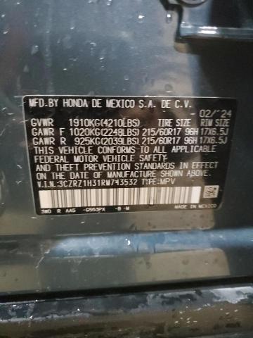 2024 HONDA HR-V LX - 3CZRZ1H31RM743532