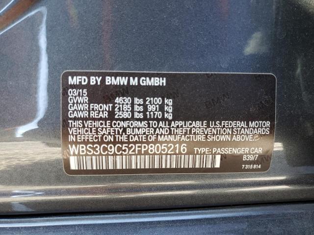 VIN WBS3C9C52FP805216 2015 BMW M3 no.12