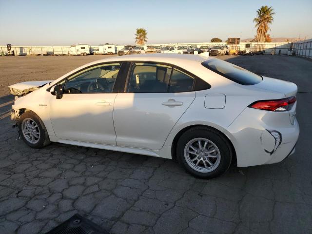 TOYOTA COROLLA LE 2020 white  hybrid engine JTDEBRBE0LJ030661 photo #3