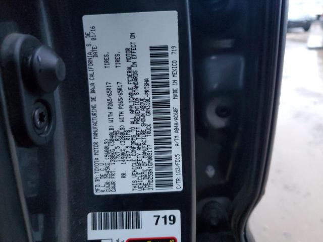 2016 TOYOTA TACOMA SR5 3TMDZ5BN1GM005177
