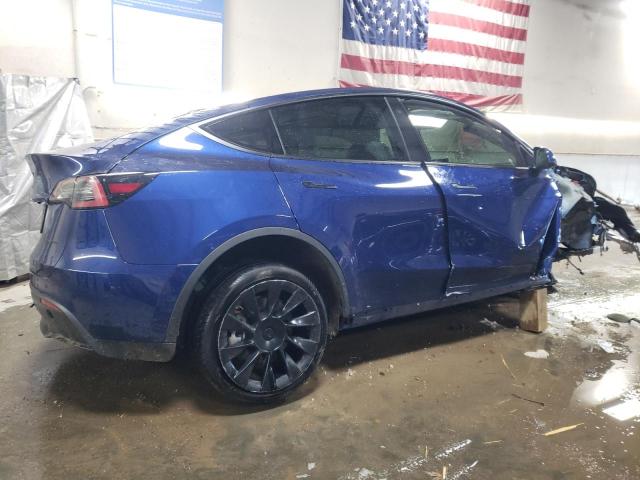 TESLA MODEL Y 2022 blue  electric 7SAYGDEE3NF439201 photo #4