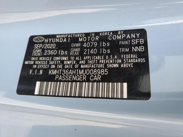 2021 HYUNDAI VELOSTER N KMHT36AH1MU008985