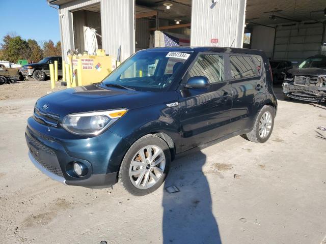 KIA SOUL + 2018 blue  gas KNDJP3A5XJ7596240 photo #1