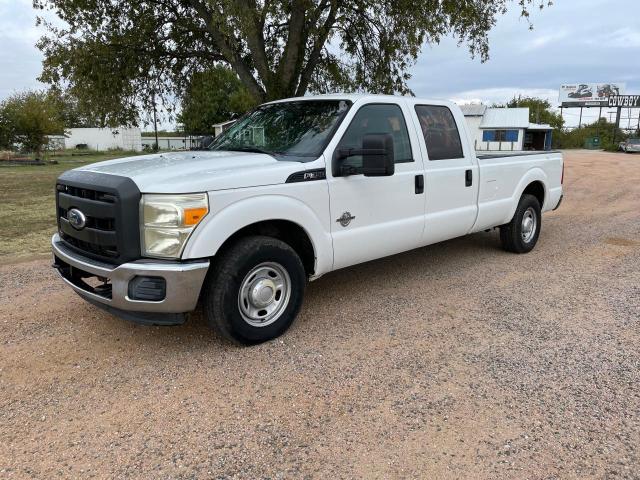 FORD F350 SUPER 2011 white crew pic diesel 1FT8W3AT4BEB92122 photo #3