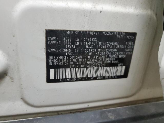 2016 SUBARU OUTBACK 2. - 4S4BSBAC1G3276523