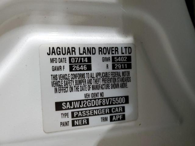 2015 JAGUAR XJL PORTFO SAJWJ2GD0F8V75500