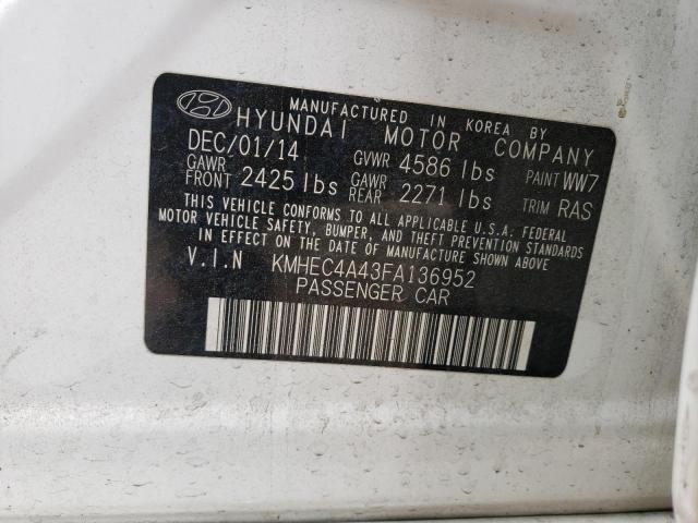 2015 HYUNDAI SONATA 4D KMHEC4A43FA136952