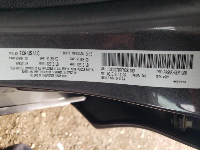 2015 CHRYSLER 200 LIMITE - 1C3CCCAB7FN691193