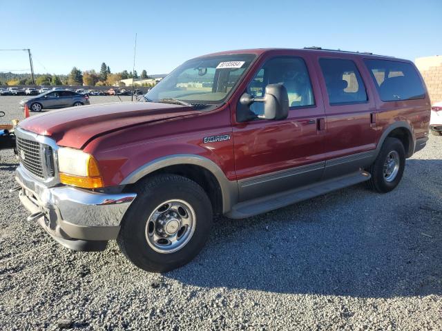 FORD EXCURSION 2001 burgundy  gas 1FMNU42SX1EA62182 photo #1