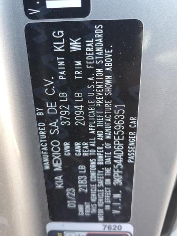 2023 KIA FORTE GT L - 3KPF54AD6PE596351