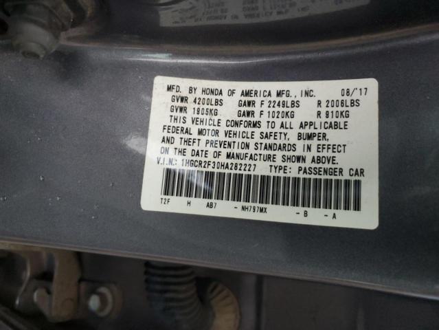 2017 HONDA ACCORD LX - 1HGCR2F30HA282227