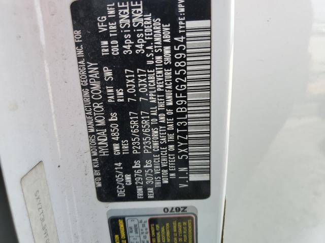 2015 HYUNDAI SANTA FE S - 5XYZT3LB9FG258954
