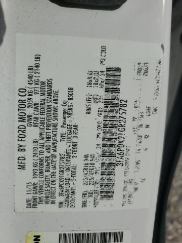 2016 FORD FUSION TIT - 3FA6P0K91GR275782
