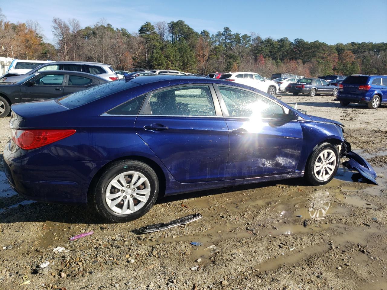 Lot #3020904886 2011 HYUNDAI SONATA GLS