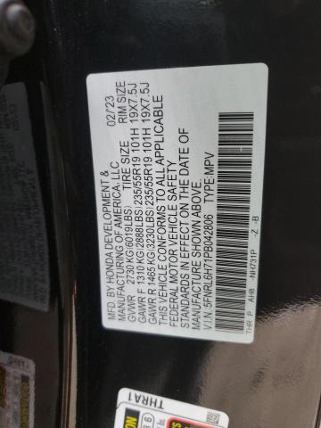 2023 HONDA ODYSSEY SP 5FNRL6H71PB042806