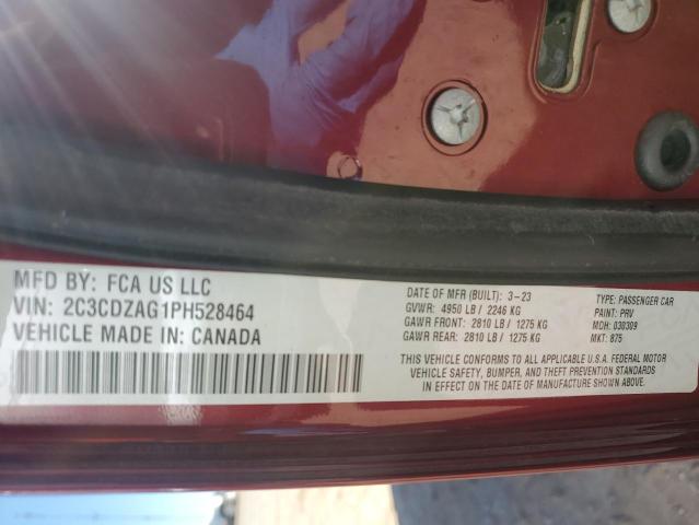 2023 DODGE CHALLENGER - 2C3CDZAG1PH528464
