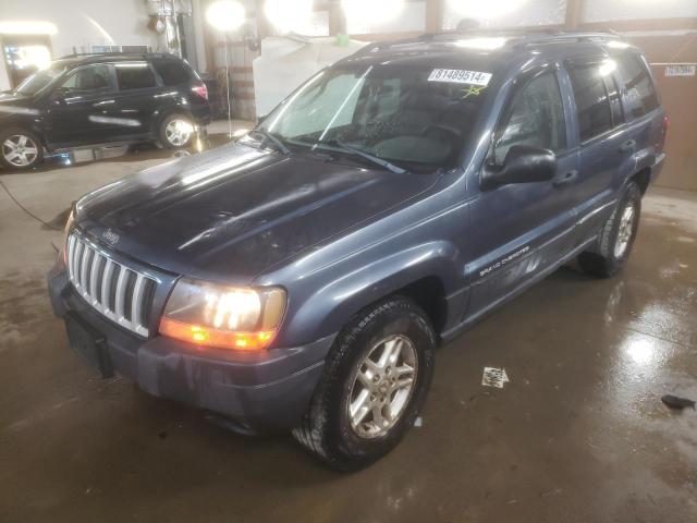 JEEP GRAND CHER 2004 blue  gas 1J4GW48S74C206733 photo #1