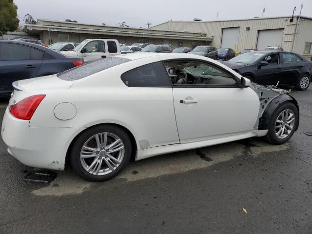 INFINITI G37 BASE 2011 white  gas JN1CV6EK7BM210816 photo #4