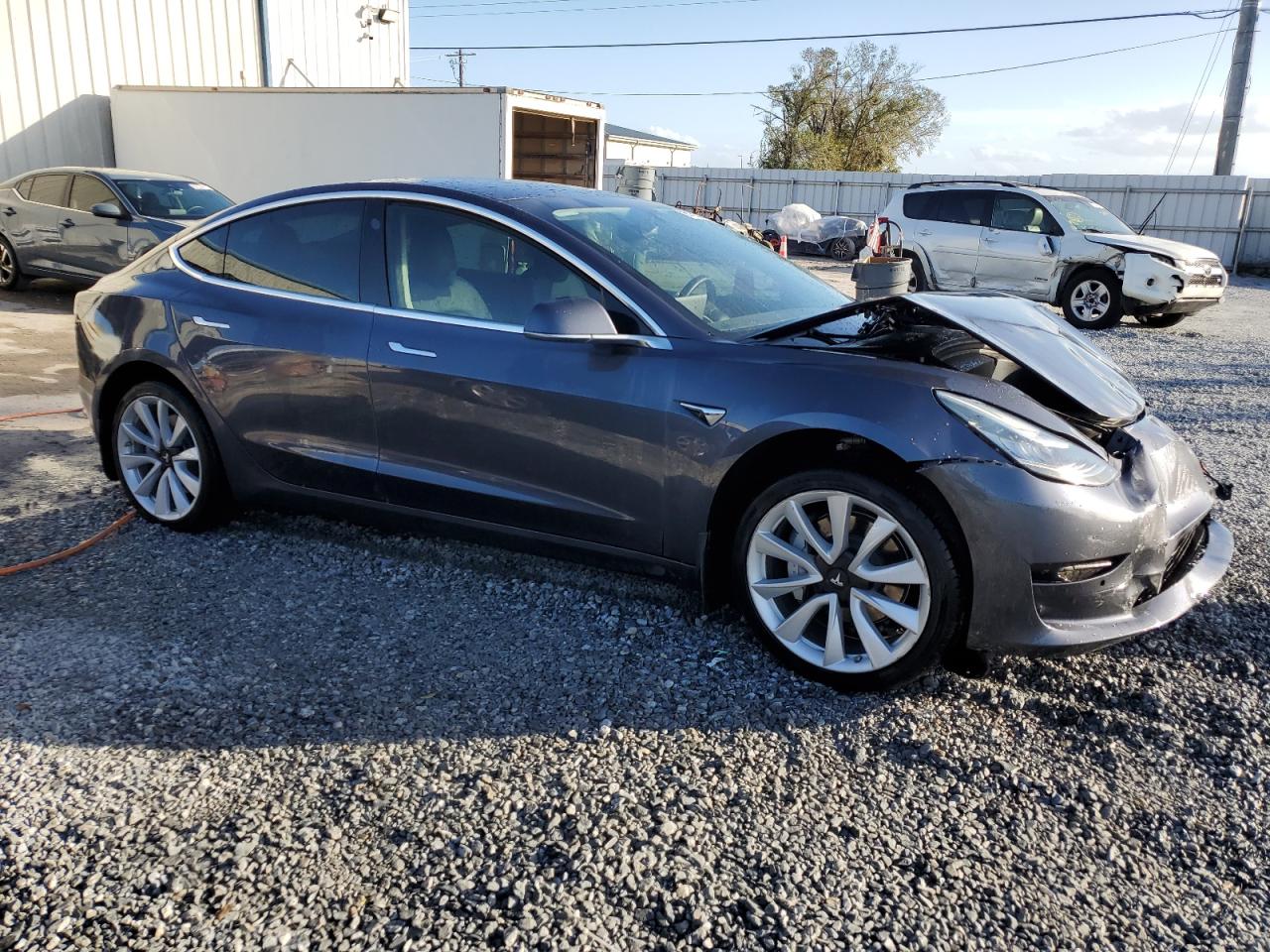 Lot #3051316641 2020 TESLA MODEL 3