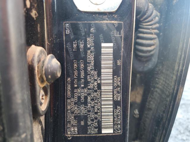 2019 TOYOTA 4RUNNER SR - JTEBU5JRXK5679493