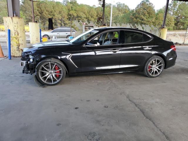 GENESIS G70 PRESTI 2019 black  gas KMTG34LE9KU020958 photo #1