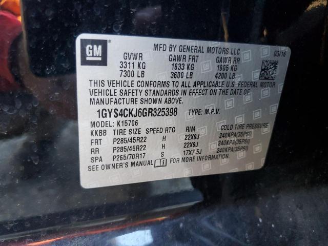 2016 CADILLAC ESCALADE P - 1GYS4CKJ6GR325398