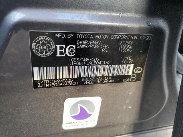 2020 LEXUS IS 300 F S JTHG81F29L5042162